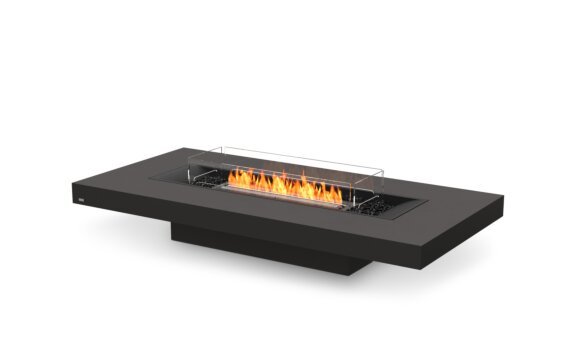 Gin 90 (Low) 壁炉家具 - Ethanol - Black / Graphite / Optional Fire Screen by EcoSmart Fire