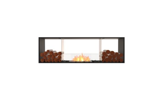 Flex 68DB.BX2 Double Sided - Ethanol / Black / Installed View by EcoSmart Fire