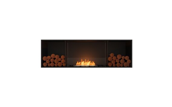 Flex 68SS.BX2 Single Sided - Ethanol / Black / Installed View by EcoSmart Fire
