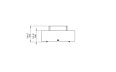 Ark 40 壁炉家具 - Technical Drawing / Front by EcoSmart Fire