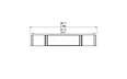 Flex 78DB.BX2 Double Sided - Technical Drawing / Top by EcoSmart Fire