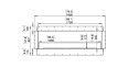 Flex 68DB Double Sided - Technical Drawing / Front by EcoSmart Fire