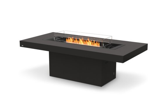 Gin 90 (Dining) 壁炉家具 - Ethanol - Black / Graphite / Optional Fire Screen by EcoSmart Fire